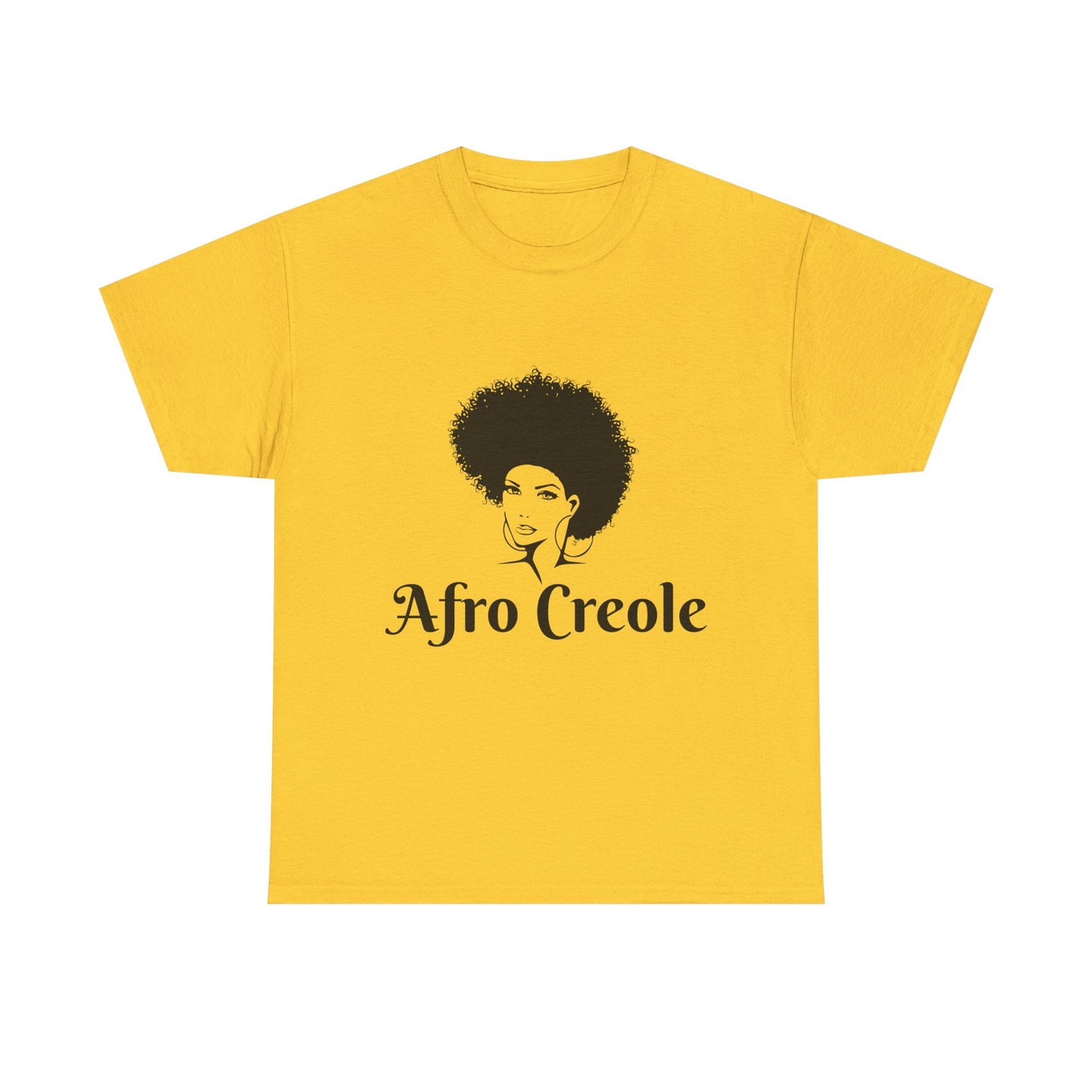 Afro Creole Tee, Unisex Heavy Cotton T-Shirt, Cultural Pride Apparel,