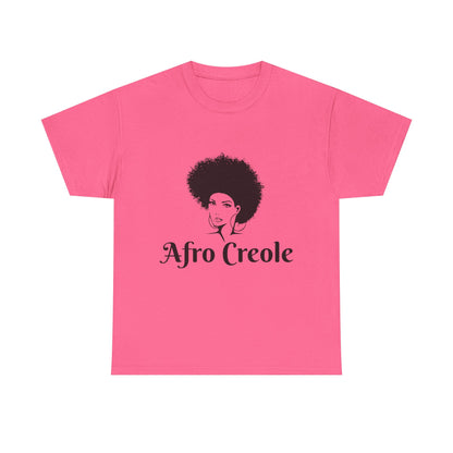 Afro Creole Tee, Unisex Heavy Cotton T-Shirt, Cultural Pride Apparel,