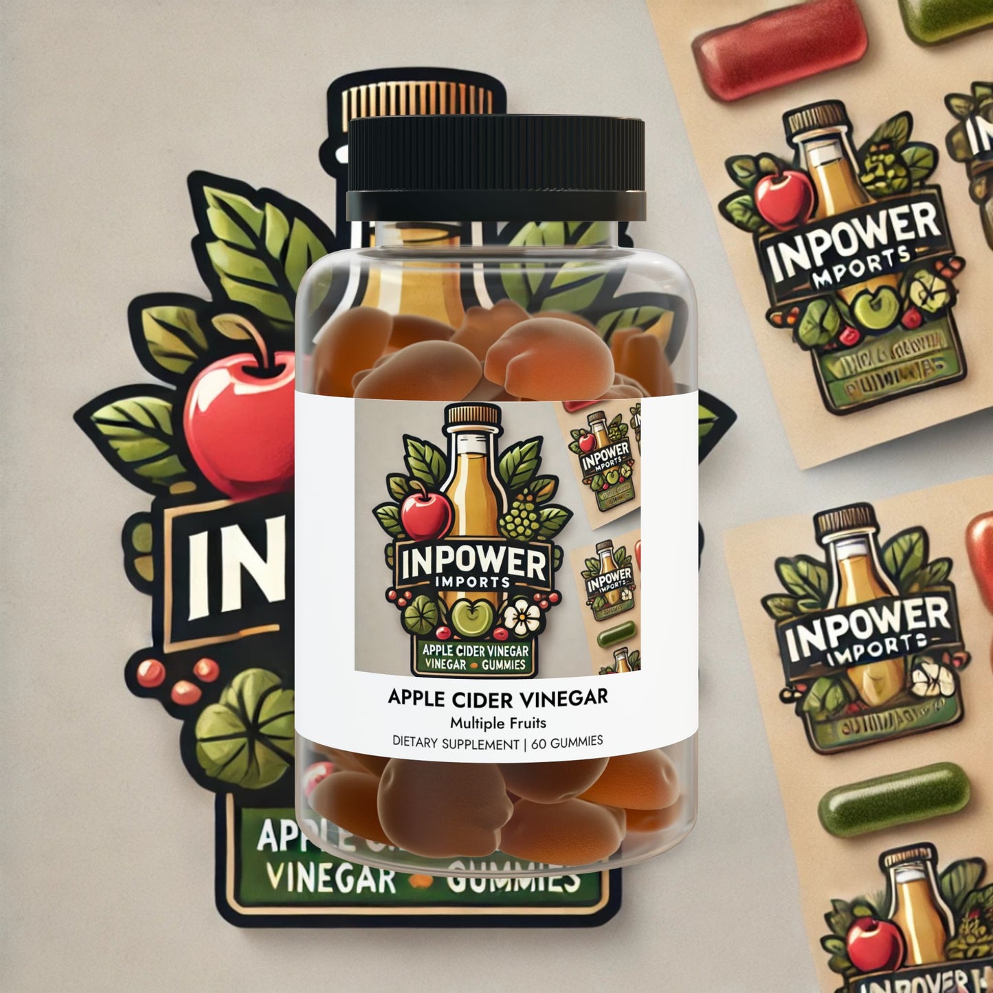 Apple Cider Vinegar Gummies (60 Gummies)