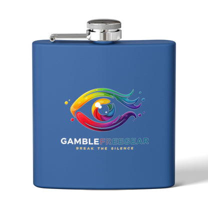 Colorful Stainless Steel Flask – 6oz | Unique Gift for Gamblers, Bachelor