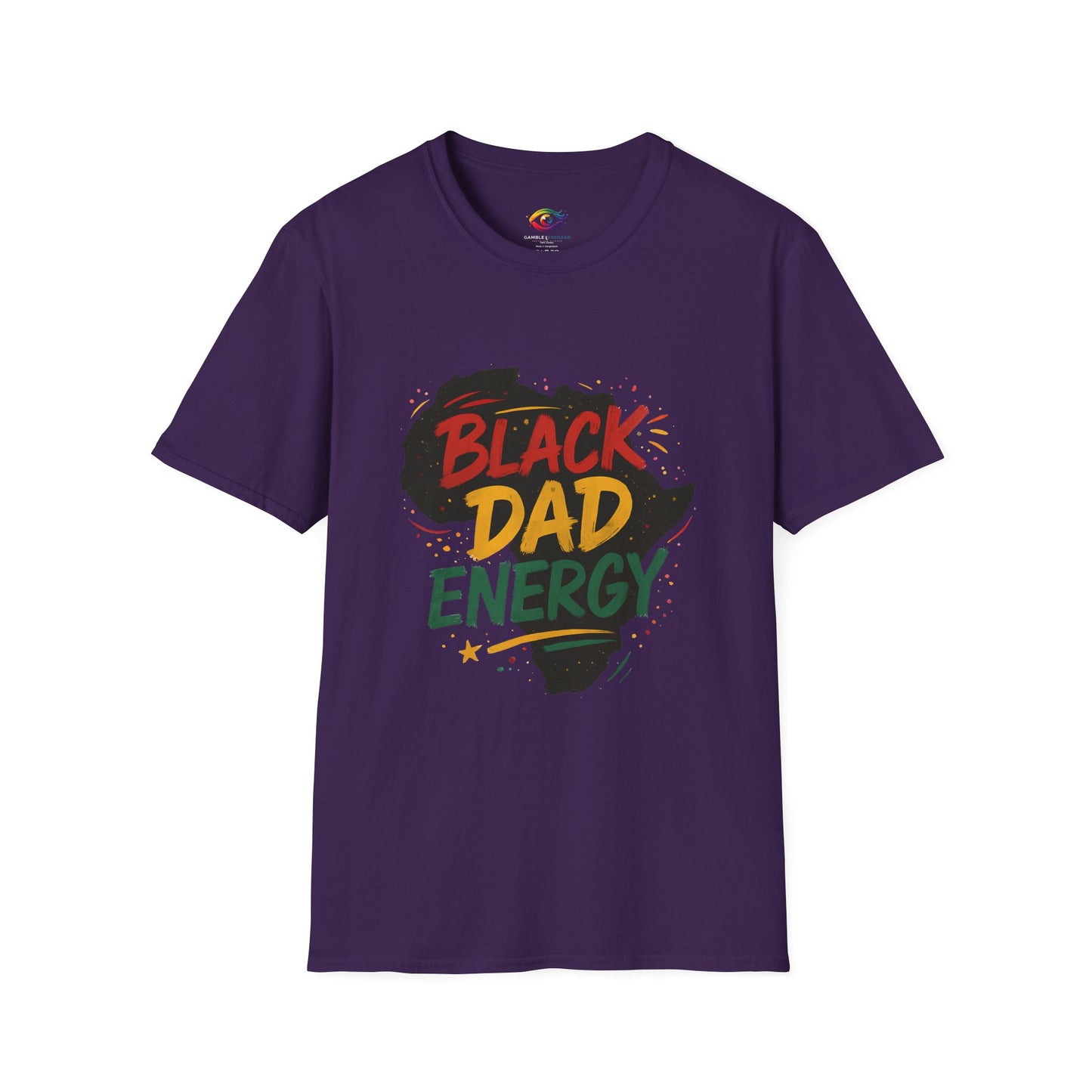 Black Dad Energy T-Shirt, Father's Day Gift, Unisex Tee, Dad Apparel, African
