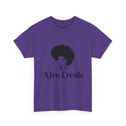Afro Creole Tee, Unisex Heavy Cotton T-Shirt, Cultural Pride Apparel,