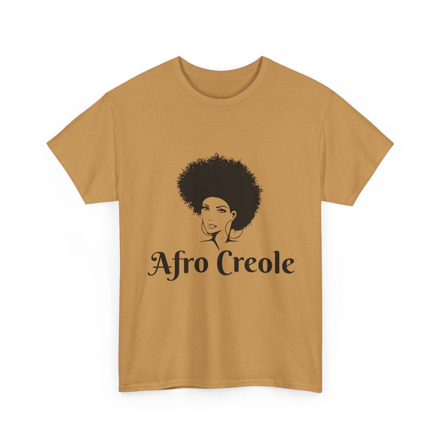 Afro Creole Tee, Unisex Heavy Cotton T-Shirt, Cultural Pride Apparel,