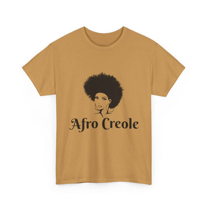 Afro Creole Tee, Unisex Heavy Cotton T-Shirt, Cultural Pride Apparel,