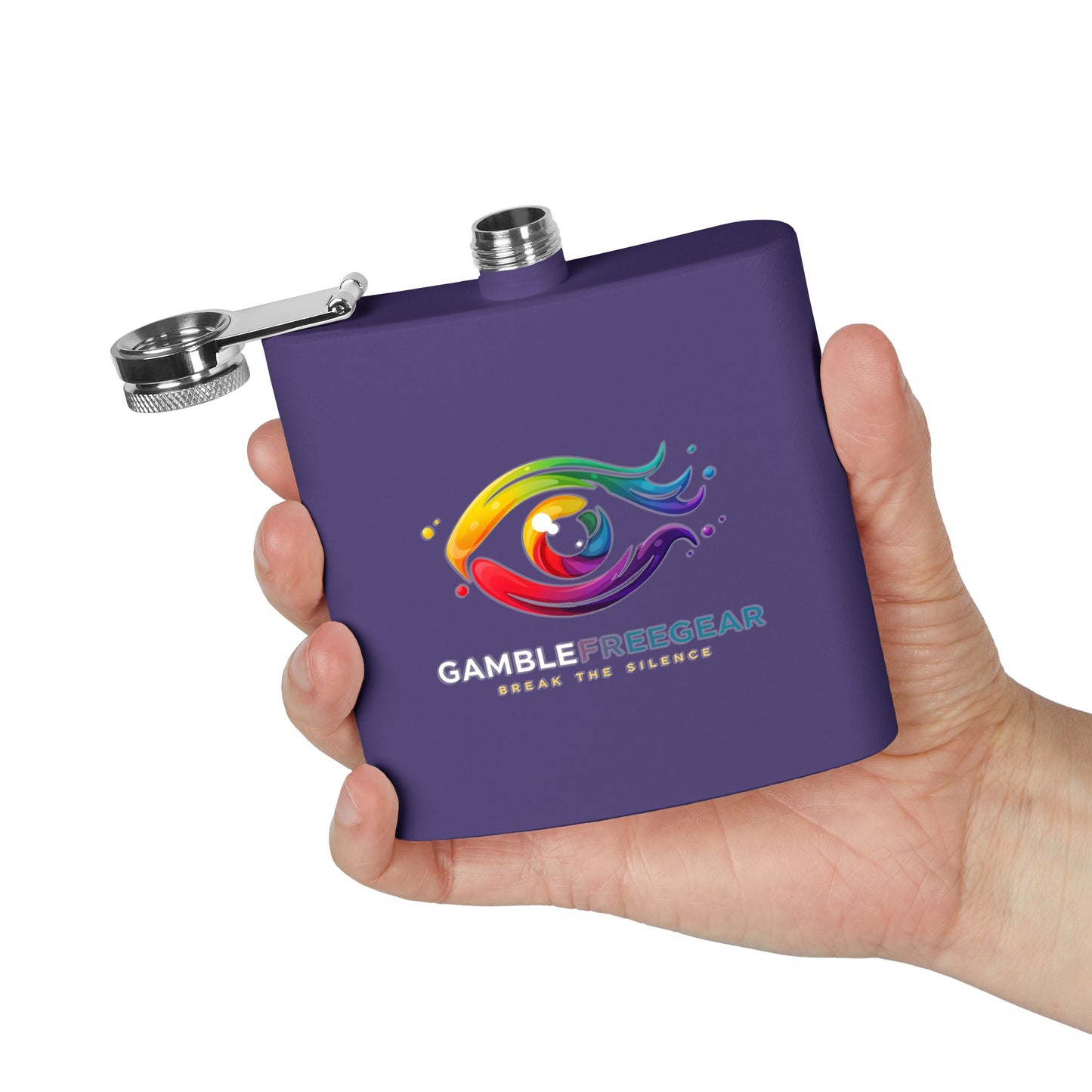 Colorful Stainless Steel Flask – 6oz | Unique Gift for Gamblers, Bachelor