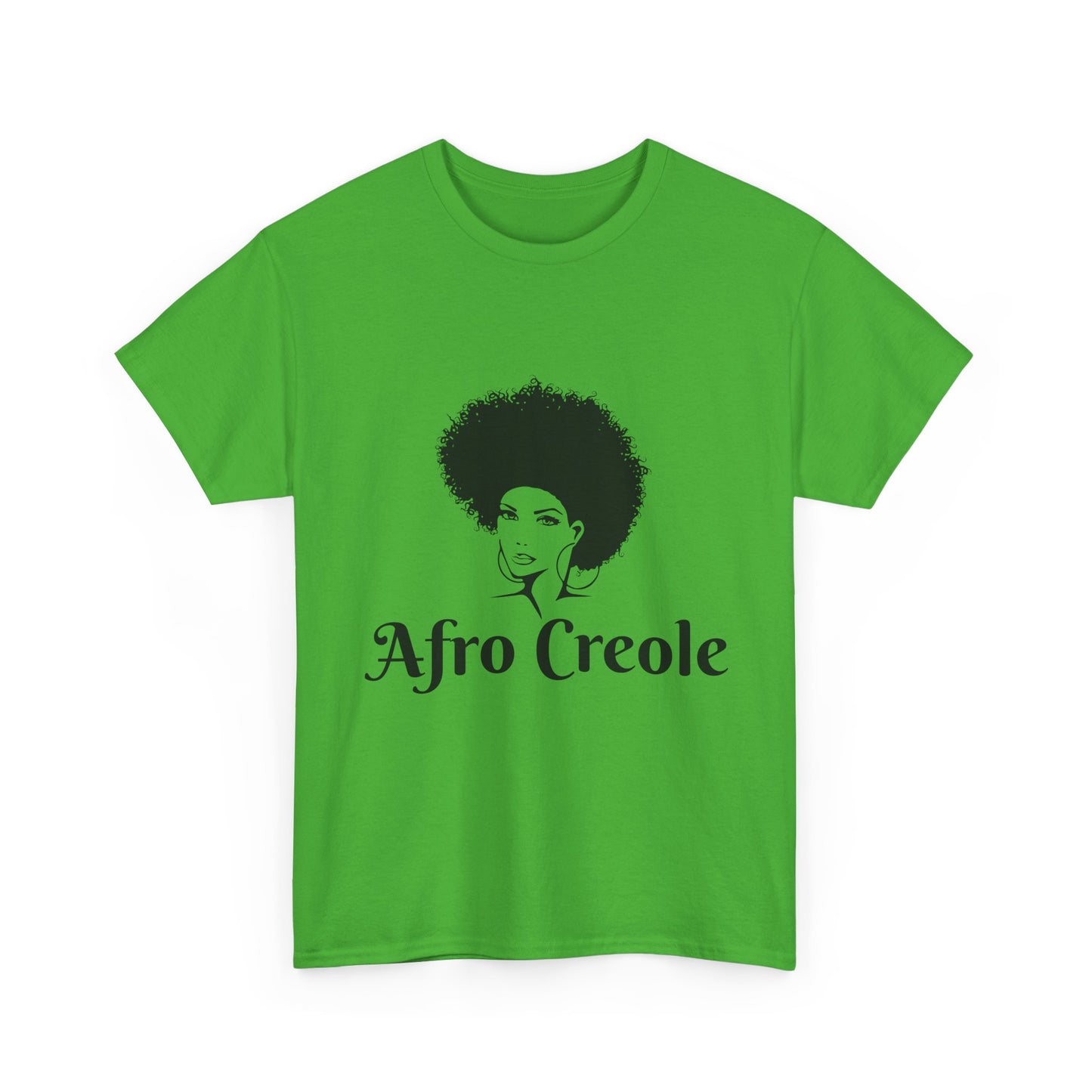 Afro Creole Tee, Unisex Heavy Cotton T-Shirt, Cultural Pride Apparel,