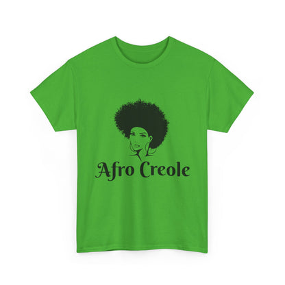 Afro Creole Tee, Unisex Heavy Cotton T-Shirt, Cultural Pride Apparel,