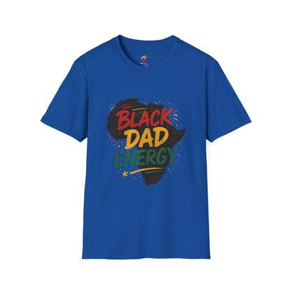 Black Dad Energy T-Shirt, Father's Day Gift, Unisex Tee, Dad Apparel, African