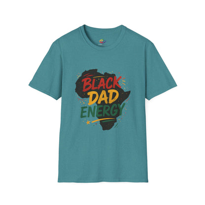 Black Dad Energy T-Shirt, Father's Day Gift, Unisex Tee, Dad Apparel, African