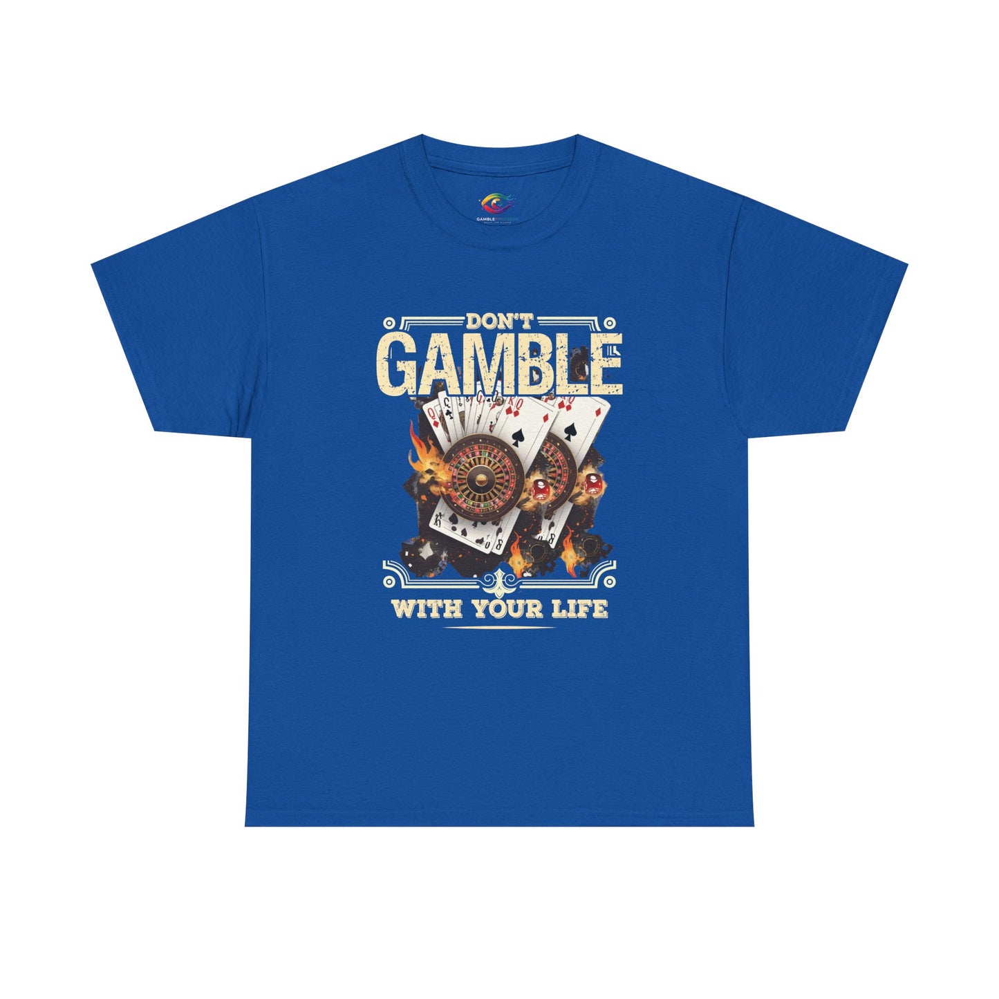 Don't Gamble With Your Life Tee, Unisex Cotton T-Shirt, Casual Wear, Gift for