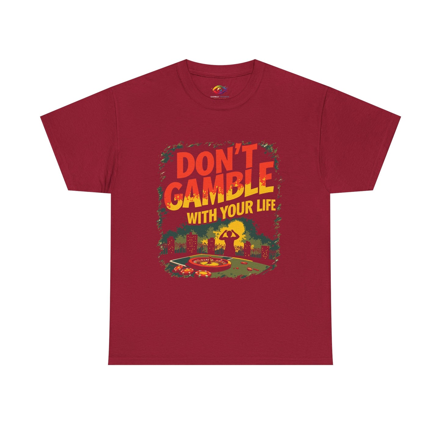 Don't Gamble With Your Life Unisex Tee,  Gambling Addiction Recovery  Casual Shirt ,