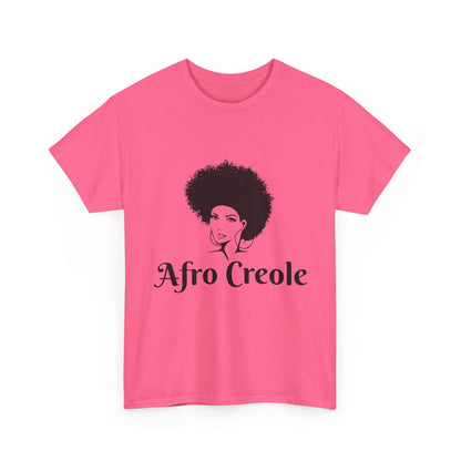 Afro Creole Tee, Unisex Heavy Cotton T-Shirt, Cultural Pride Apparel,