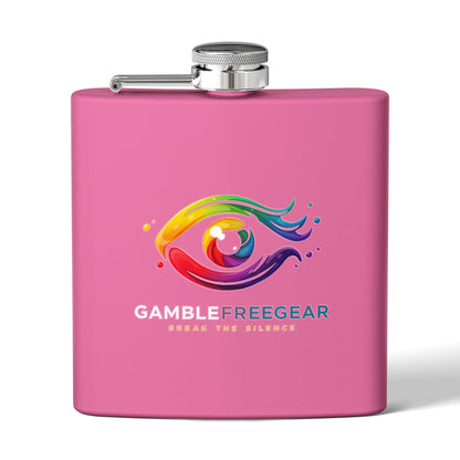 Colorful Stainless Steel Flask – 6oz | Unique Gift for Gamblers, Bachelor
