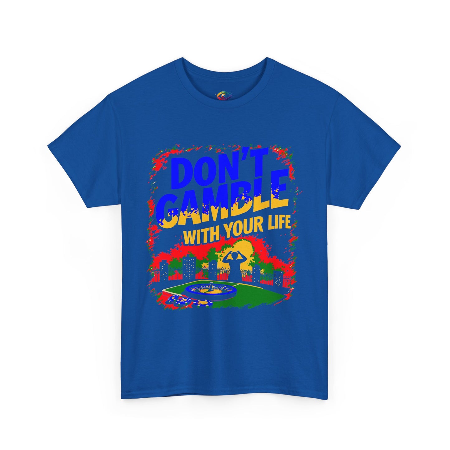 Don't Gamble with Your Life Tee, Casual T-Shirt,   Graphic Shirt,