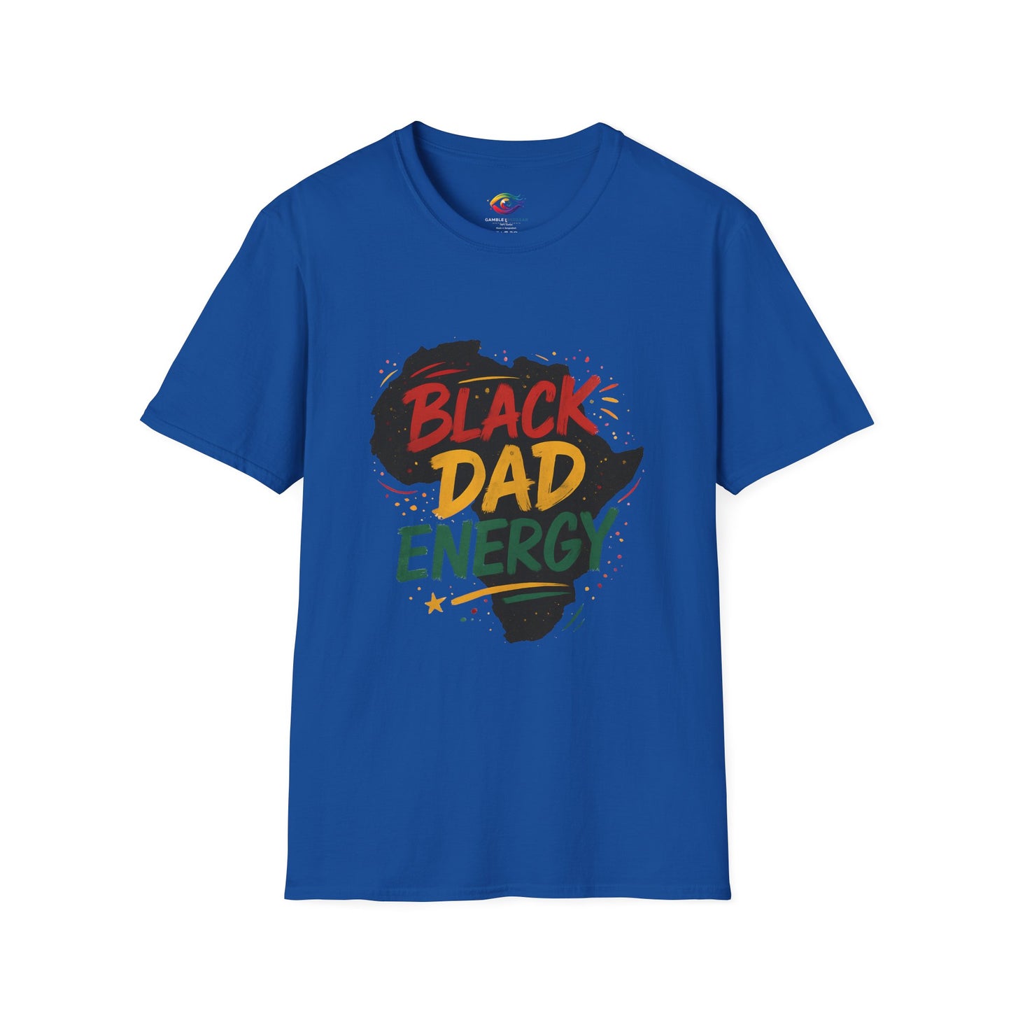 Black Dad Energy T-Shirt, Father's Day Gift, Unisex Tee, Dad Apparel, African