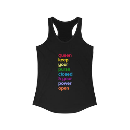 "Gambling Addiction Recovery Gift – Women’s Empowering Racerback Tank | Motivational Sobriety Shirt, Addiction Awareness Apparel"Women's Racerback Tank - Queen Motivational Tee, Fitness Top