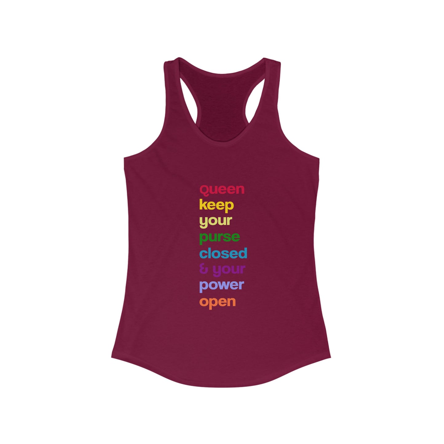 "Gambling Addiction Recovery Gift – Women’s Empowering Racerback Tank | Motivational Sobriety Shirt, Addiction Awareness Apparel"Women's Racerback Tank - Queen Motivational Tee, Fitness Top