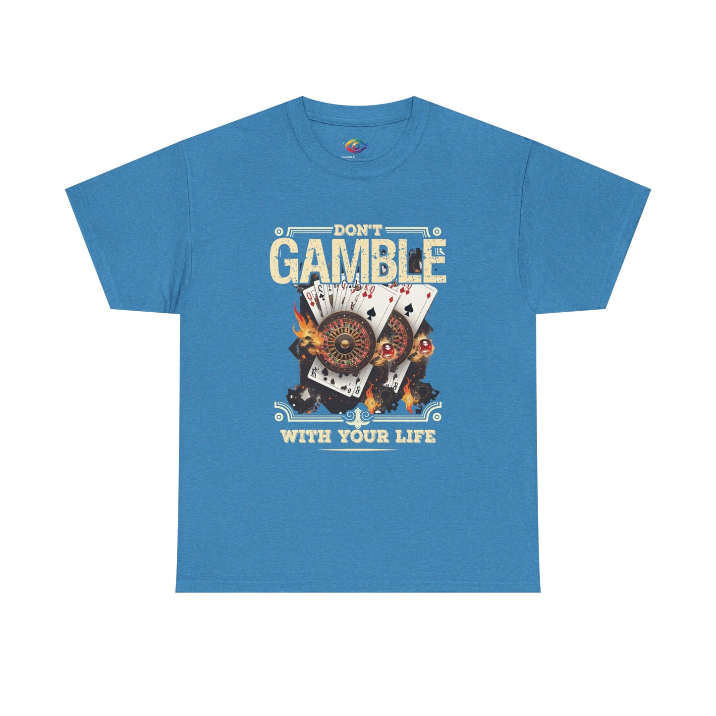Don't Gamble With Your Life Tee, Unisex Cotton T-Shirt, Casual Wear, Gift for