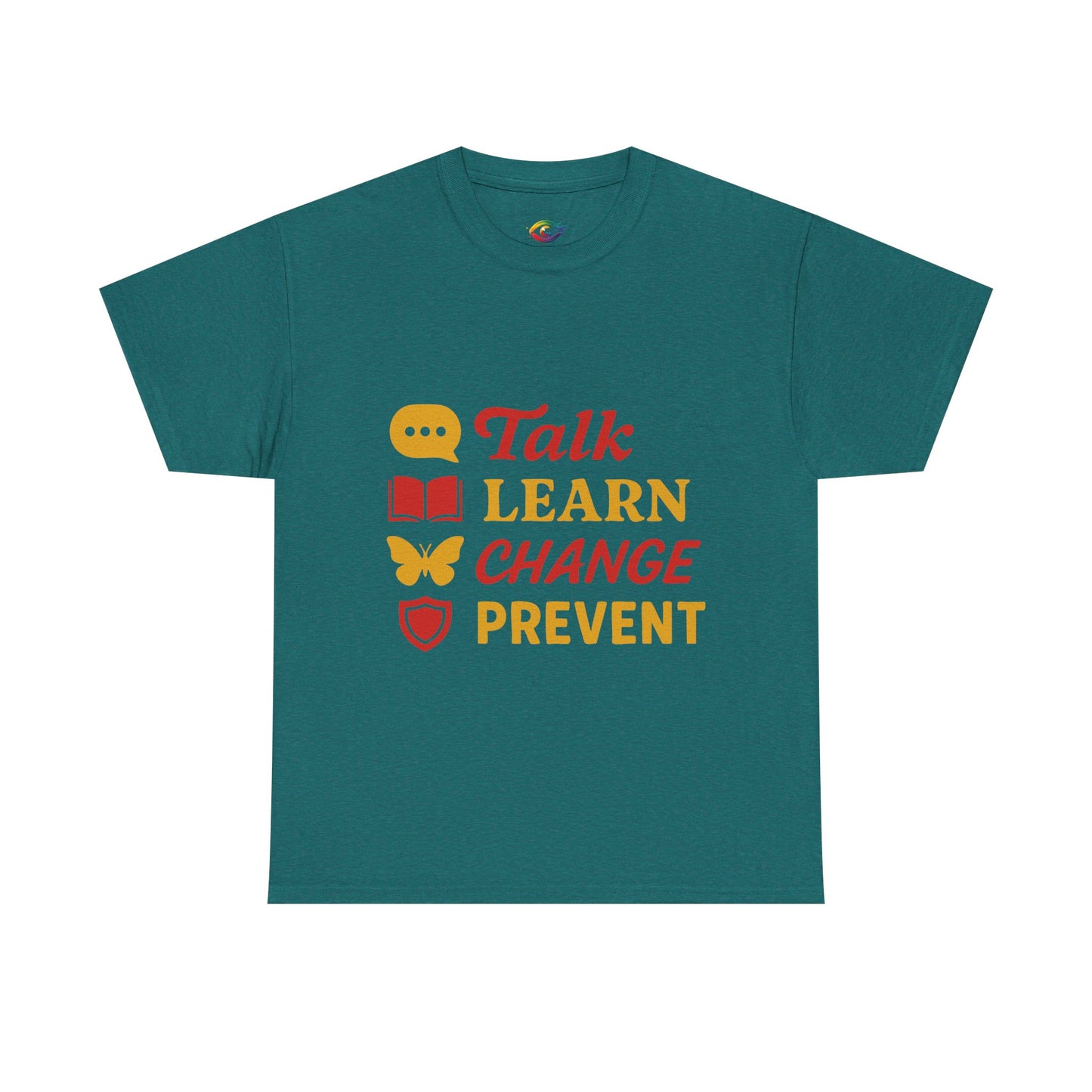 Talk, Learn, Change Prevent Tee - Unisex Heavy Cotton Tee, Educational [...]