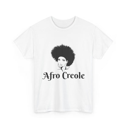 Afro Creole Tee, Unisex Heavy Cotton T-Shirt, Cultural Pride Apparel,