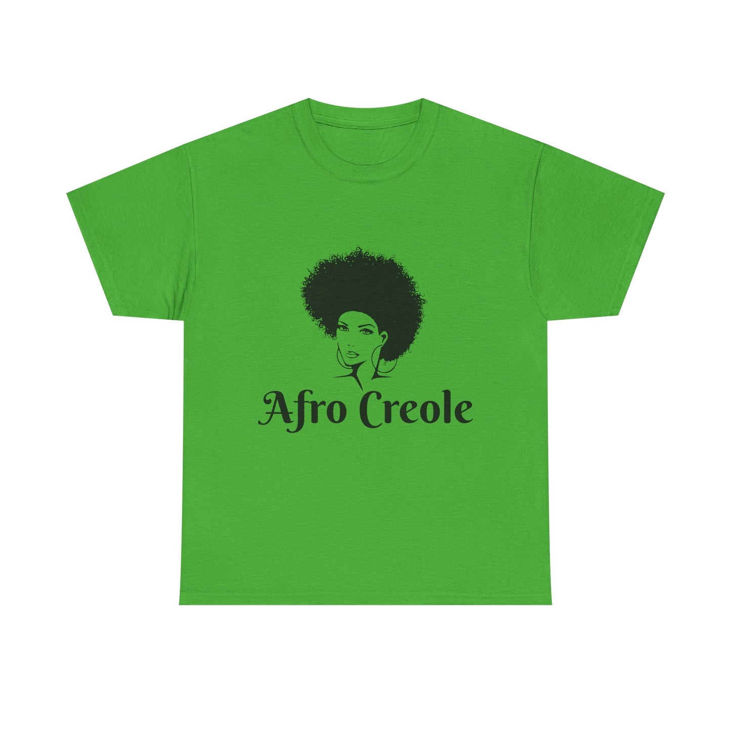 Afro Creole Tee, Unisex Heavy Cotton T-Shirt, Cultural Pride Apparel,