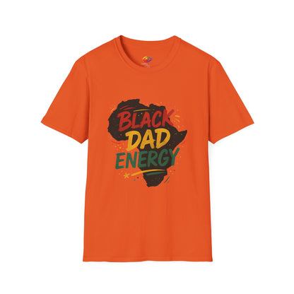 Black Dad Energy T-Shirt, Father's Day Gift, Unisex Tee, Dad Apparel, African