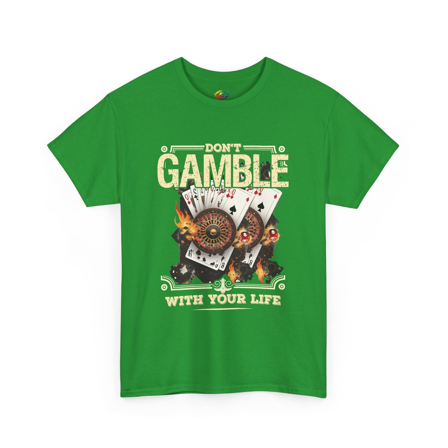 Don't Gamble With Your Life Tee, Unisex Cotton T-Shirt, Casual Wear, Gift for