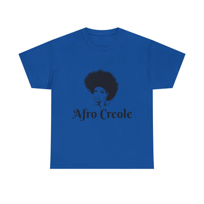 Afro Creole Tee, Unisex Heavy Cotton T-Shirt, Cultural Pride Apparel,