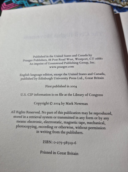 The Civil Rights Movement by Mark Newman (Author)